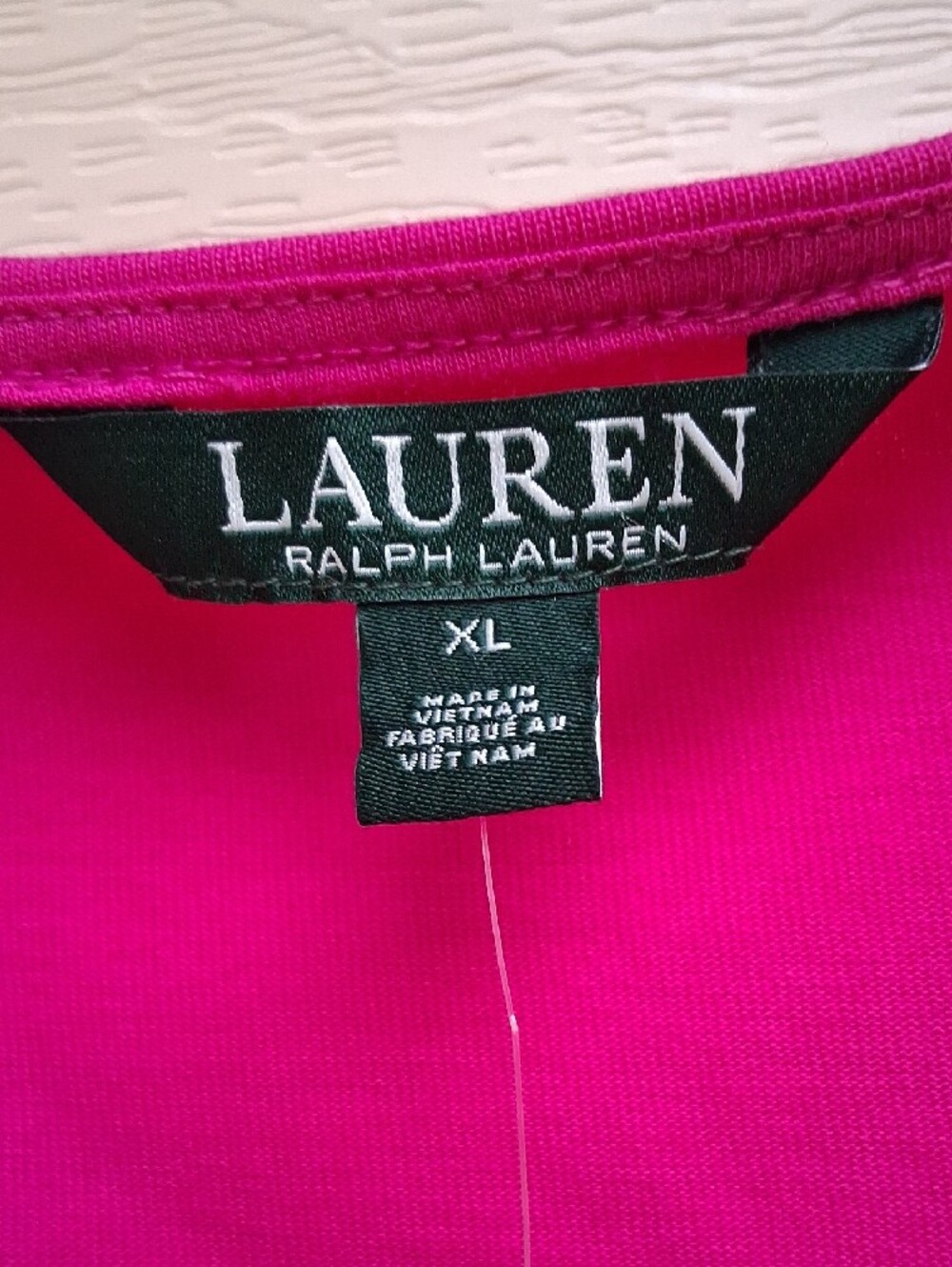 Lauren Ralph Lauren Raspberry Cold-Shoulder Scoop Neck Top - Picture 2 of 15